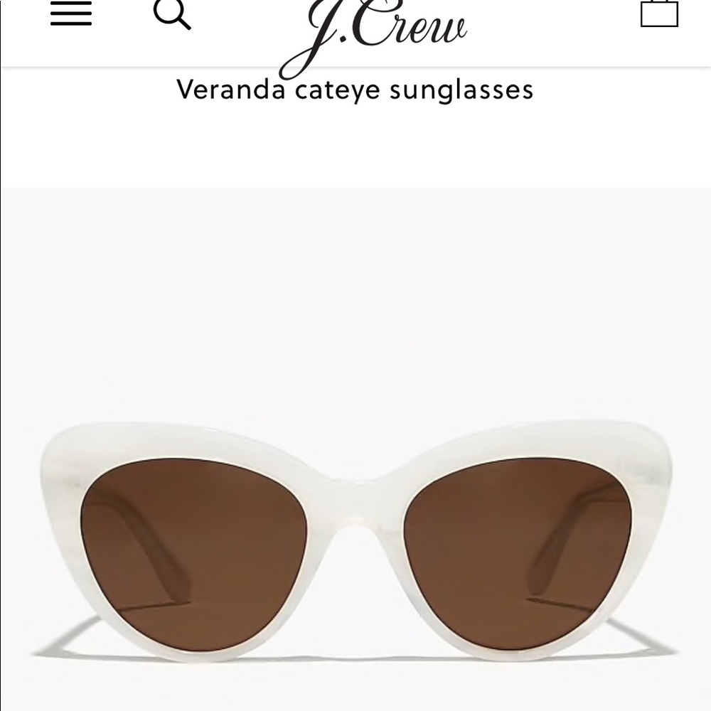 NWOT JCREW Veranda Cat Eye Sunglasses